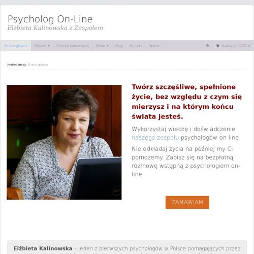 Terapie psychologiczne przez Internet