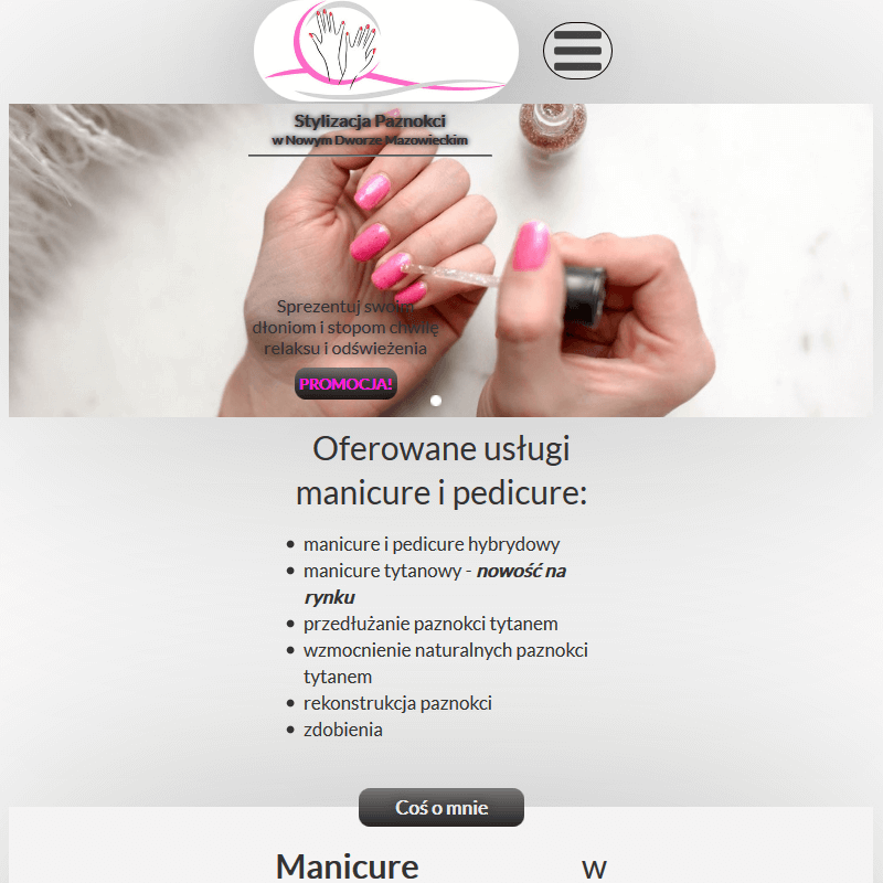 Manicure hybrydowy - Nowy Dwór Mazowiecki